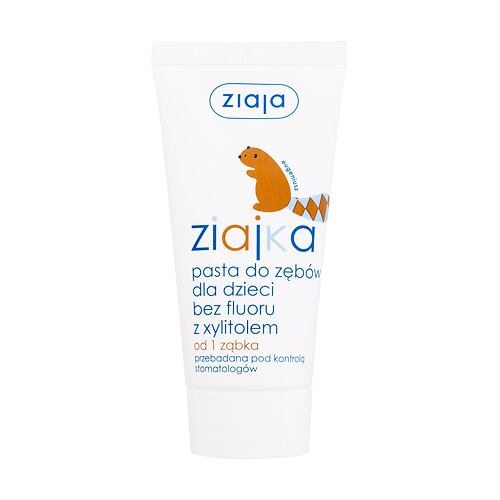 Zobna pasta Ziaja Ziajka Xylitol Toothpaste Fluoride Free 50 ml