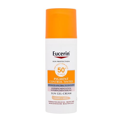 Zaščita pred soncem za obraz Eucerin Sun Protection Pigment Control Tinted Gel-Cream SPF50+ 50 ml Light