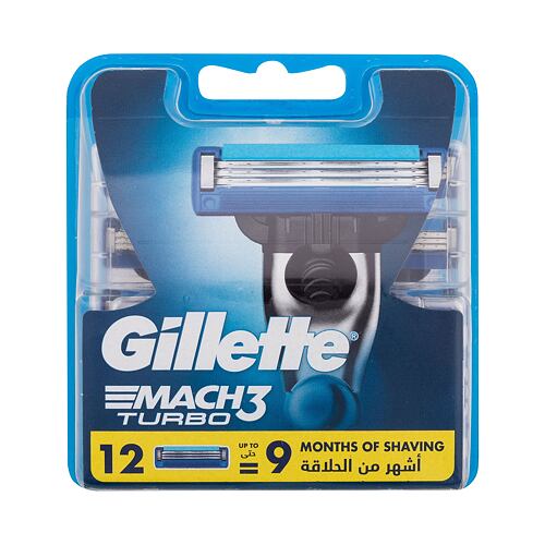 Nadomestne britvice Gillette Mach3 Turbo 12 kos