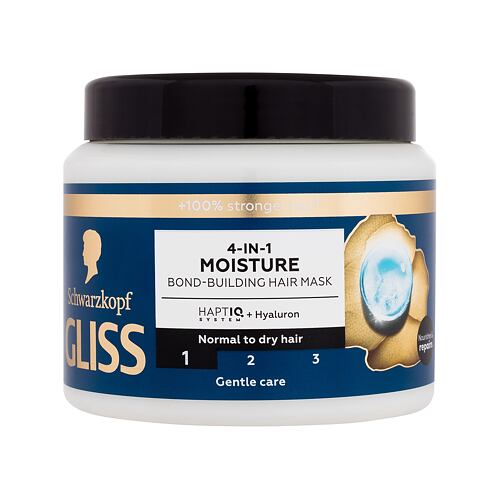 Maska za lase Schwarzkopf Gliss Moisture 4-in-1 Hair Mask 400 ml