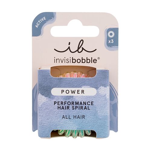 Elastika za lase Invisibobble Power Performance Hair Spiral 3 kos Magic Rainbow