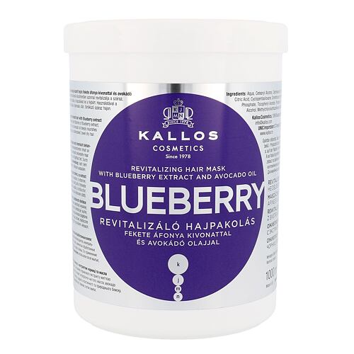 Maska za lase Kallos Cosmetics Blueberry 1000 ml