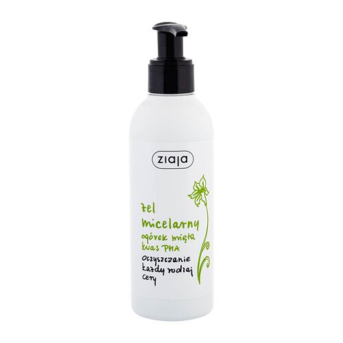 Čistilni gel Ziaja Cucumber Mint Micellar 200 ml