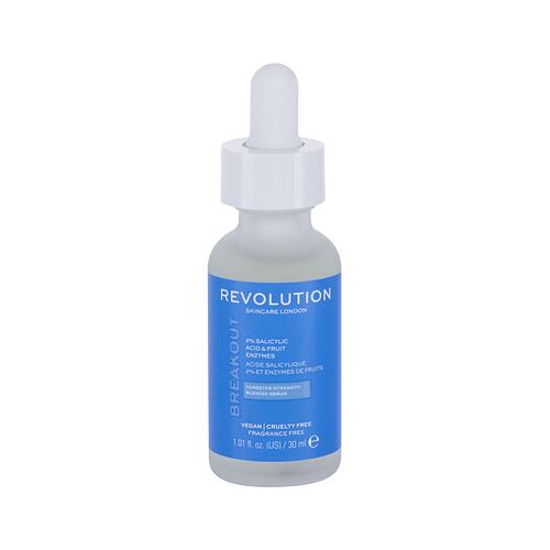 Serum za obraz Revolution Skincare Breakout 2% Salicylic Acid & Fruit Enzyme Serum 30 ml