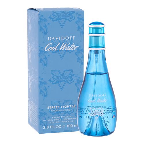 Toaletna voda Davidoff Cool Water Street Fighter Champion Summer Edition 100 ml poškodovana škatla