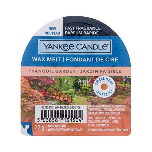 Dišeči vosek Yankee Candle Tranquil Garden 22 g