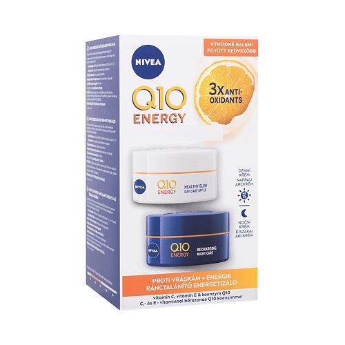 Dnevna krema za obraz Nivea Q10 Energy Duo Pack 50 ml Seti