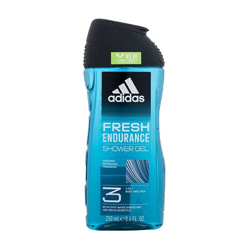 Gel za prhanje Adidas Fresh Endurance Shower Gel 3-In-1 New Cleaner Formula 250 ml