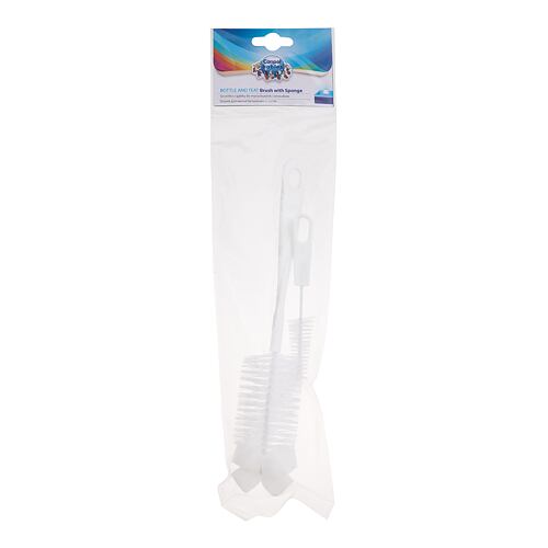 Čiščenje in sterilizacija Canpol babies Bottle And Teat Brush With Sponge 2 kos