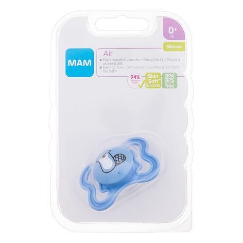 Duda MAM Air Silicone Pacifier 0m+ Beaver 1 kos