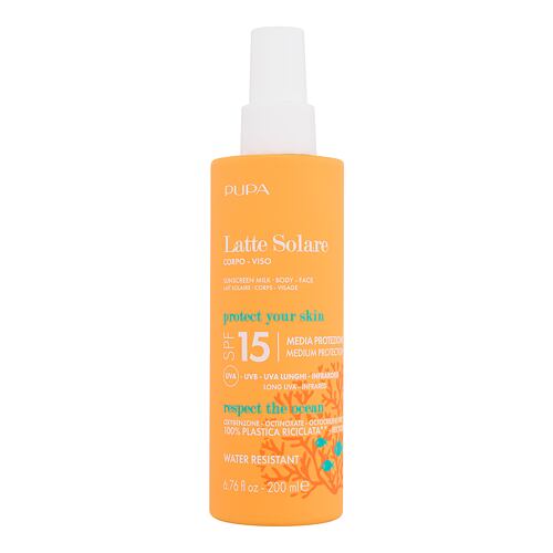 Zaščita pred soncem za telo Pupa Sunscreen Milk SPF15 200 ml