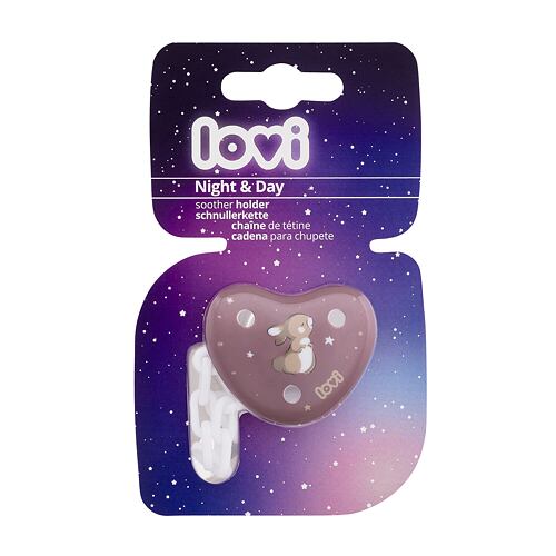 Verižica za dudo LOVI Night & Day Soother Holder Girl 1 kos