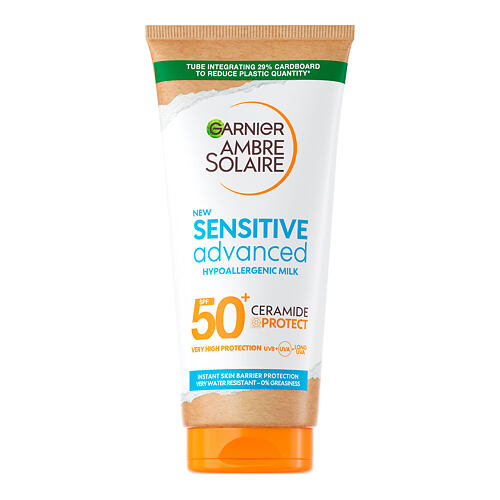 Zaščita pred soncem za telo Garnier Ambre Solaire Sensitive Advanced Hypoallergenic Milk SPF50+ 175 ml