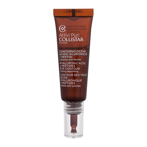 Gel za okoli oči Collistar Pure Actives (Attivi Puri) Hyaluronic Acid + Peptides Eye Contour 15 ml