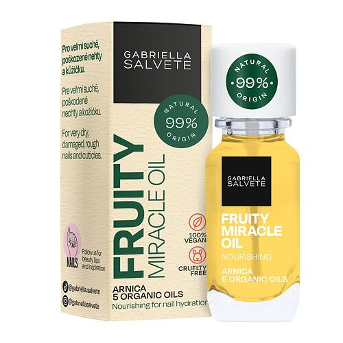 Nega nohtov Gabriella Salvete Natural Nail Care Fruity Miracle Oil 11 ml