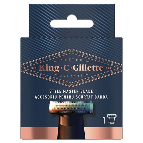 Nadomestne britvice Gillette King C. Style Master Blade 1 kos