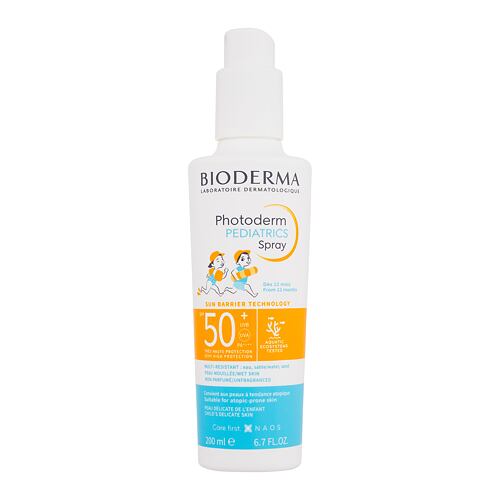 Zaščita pred soncem za telo BIODERMA Photoderm Pediatrics Spray SPF50+ 200 ml