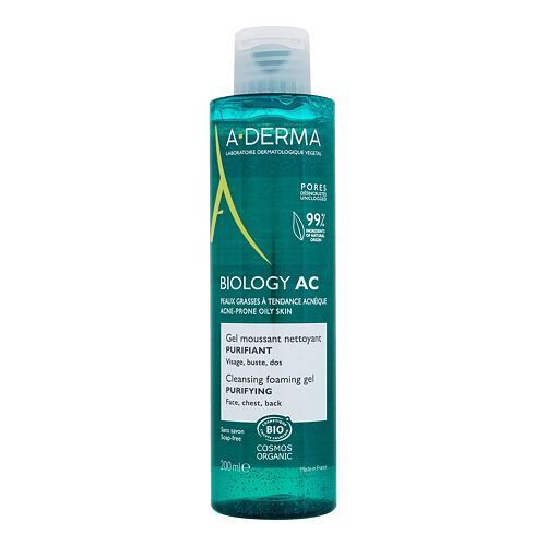 Čistilni gel A-Derma Biology AC Cleansing Foaming Gel 200 ml