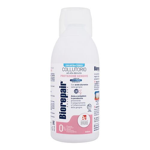 Ustna vodica Biorepair Antibacterial Mouthwash Gum Protection 500 ml poškodovana škatla