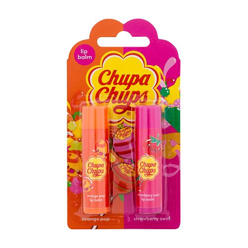 Balzam za ustnice Chupa Chups Lip Balm Duo SET2 4 g Seti