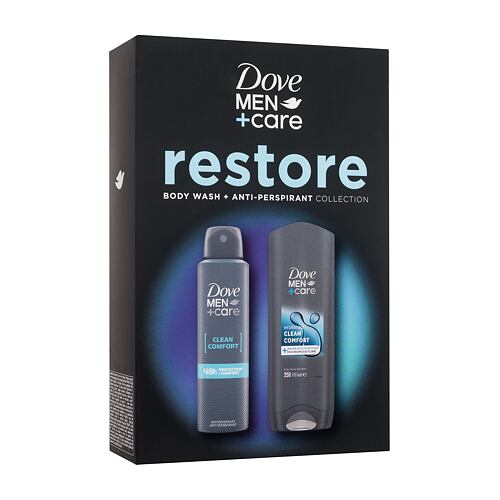 Gel za prhanje Dove Men + Care Clean Comfort 250 ml Seti