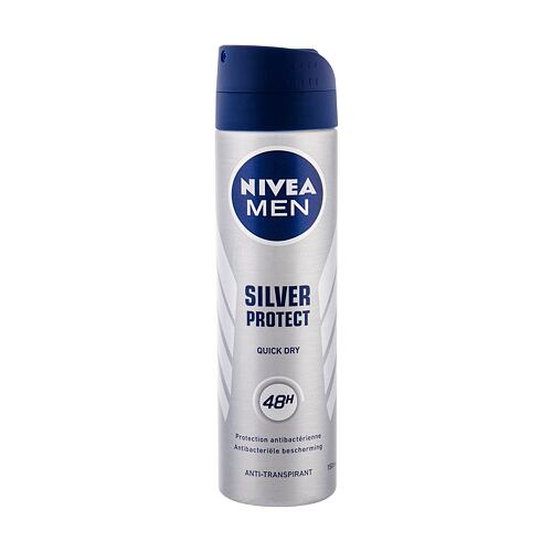 Antiperspirant Nivea Men Silver Protect 48h 150 ml