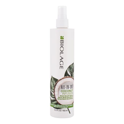 Nega brez izpiranja Biolage All-in-One All-In-One Coconut Infusion Spray 400 ml