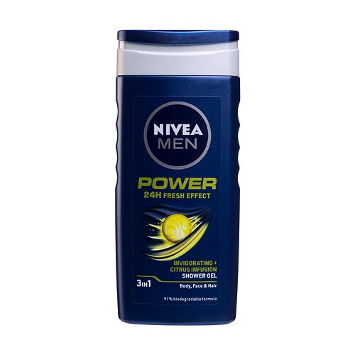 Gel za prhanje Nivea Men Power Fresh 250 ml