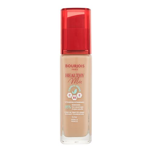 Puder BOURJOIS Paris Healthy Mix Clean & Vegan Radiant Foundation 30 ml 52W Vanilla