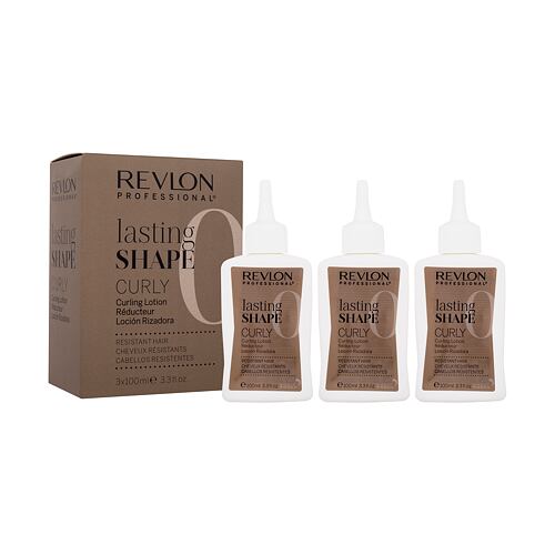 Za kodraste lase Revlon Professional Lasting Shape Color Protection Blonde & Grey Hair Cleanser 3x100 ml poškodovana škatla