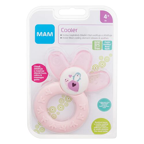 Grizalo MAM Cooler Teether 4m+ Pink 1 kos