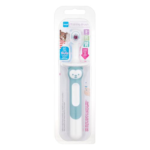 Zobna ščetka MAM Baby´s Brush Training Brush 5m+ Turquoise 1 kos