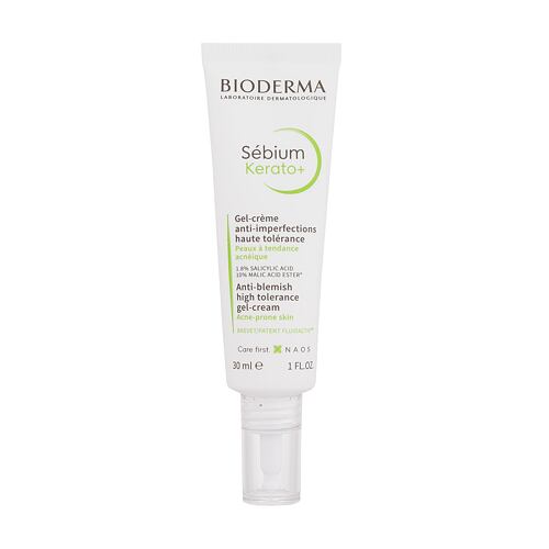 Dnevna krema za obraz BIODERMA Sébium Kerato+ Anti-Blemish High Tolerance Gel-Cream 30 ml