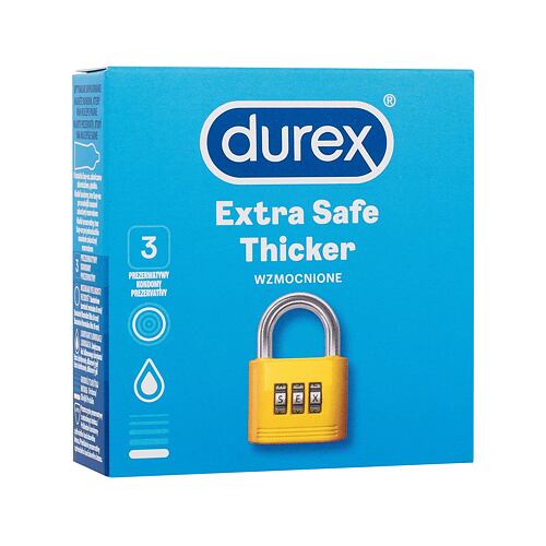 Kondomi Durex Extra Safe Thicker 3 kos