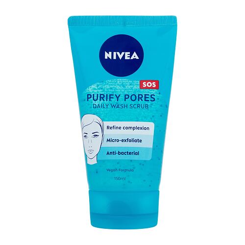 Piling Nivea Purify Pores Daily Wash Scrub 150 ml