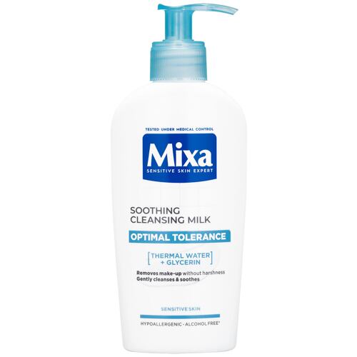 Čistilno mleko Mixa Optimal Tolerance Soothing Cleansing Milk 200 ml