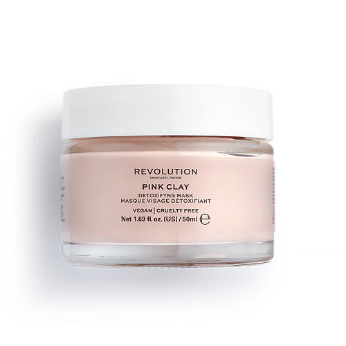 Maska za obraz Revolution Skincare Pink Clay Detoxifying 50 ml