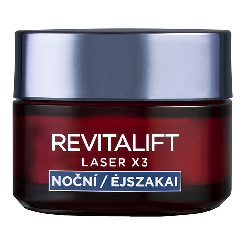 Nočna krema za obraz L'Oréal Paris Revitalift Laser X3 Night Cream 50 ml