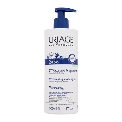 Oljni gel za prhanje Uriage Bébé 1st Cleansing Soothing Oil 500 ml