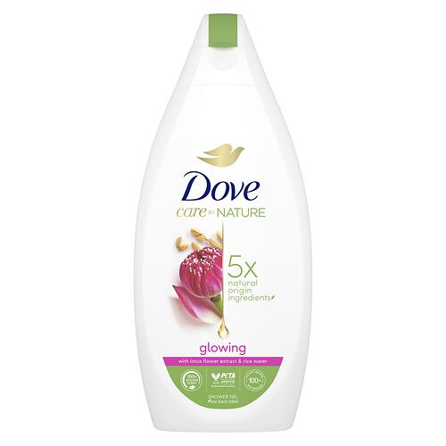 Gel za prhanje Dove Care By Nature Glowing Shower Gel 400 ml