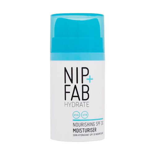 Zaščita pred soncem za obraz NIP+FAB Hydrate Nourishing Moisturiser SPF30 50 ml