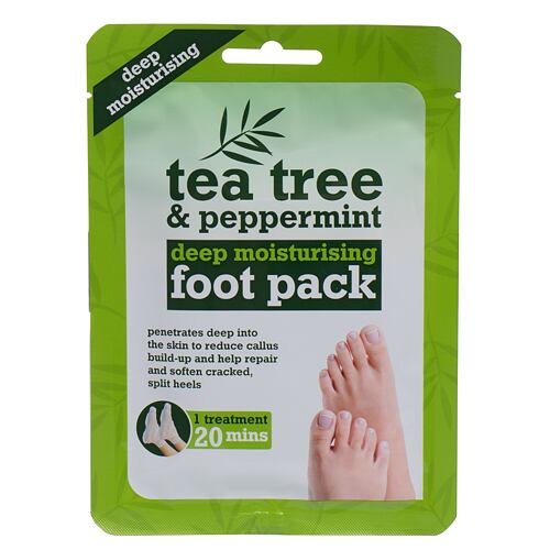 Maska za stopala Xpel Tea Tree Tea Tree & Peppermint Deep Moisturising Foot Pack 1 kos