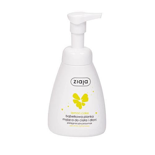 Tekoče milo Ziaja Lemon Cake Hands & Body Foam Wash 250 ml