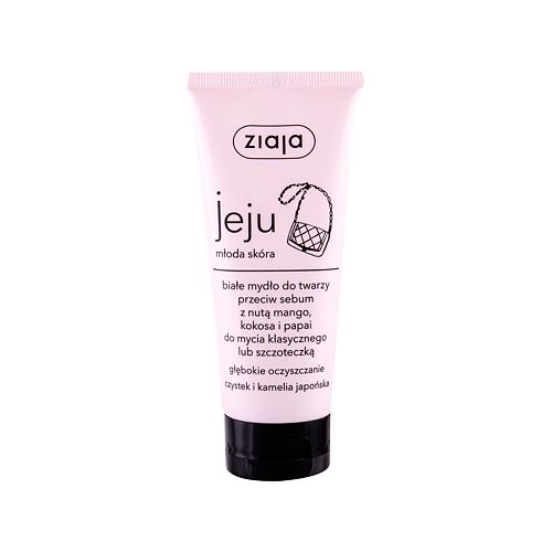 Čistilni gel Ziaja Jeju White Face Soap 75 ml