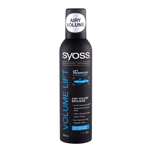 Oblikovanje pričeske Syoss Volume Lift Mousse 250 ml