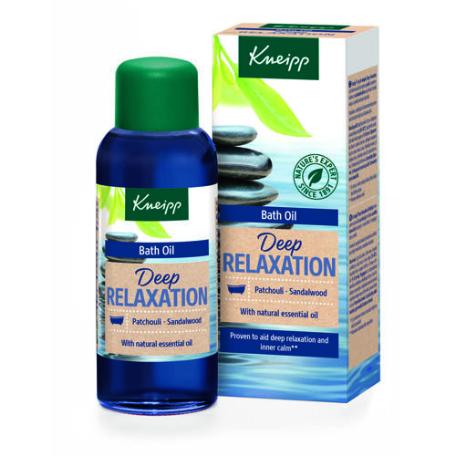 Oljna kopel Kneipp Deep Relaxation Bath Oil Patchouli & Sandalwood 100 ml