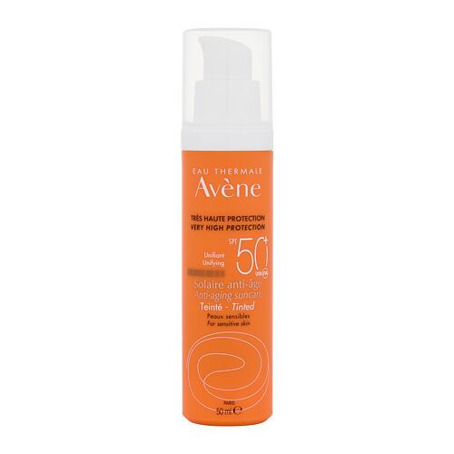 Zaščita pred soncem za obraz Avene Anti-Age Suncare Tinted SPF50+ 50 ml