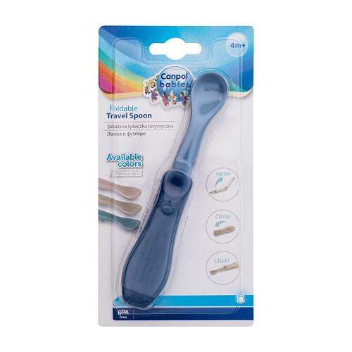 Posodica Canpol babies Travel Spoon Foldable Blue 1 kos