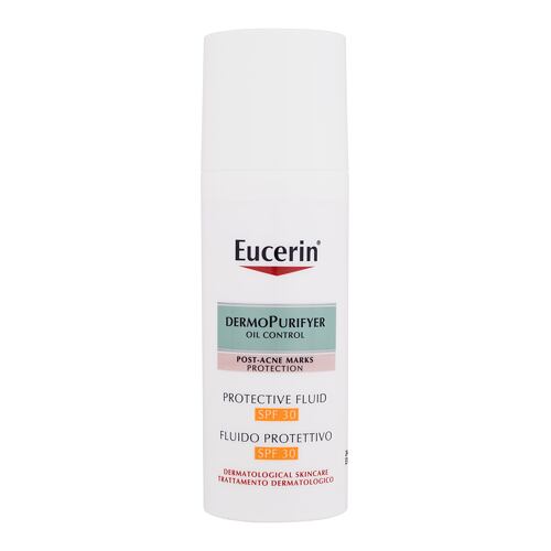 Dnevna krema za obraz Eucerin DermoPurifyer Oil Control Protective Fluid SPF30 50 ml