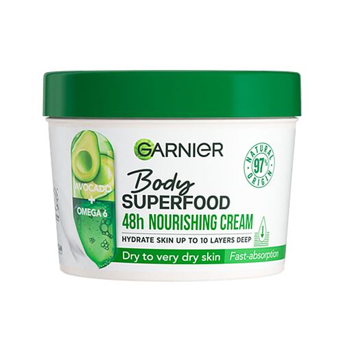 Krema za telo Garnier Body Superfood 48h Nourishing Cream Avocado Oil + Omega 6 380 ml